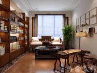 新中式風格家居裝修裝飾室內(nèi)設(shè)計效果-G617-5