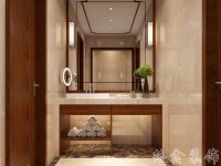 新中式風格家居裝修裝飾室內(nèi)設(shè)計效果-G617-8